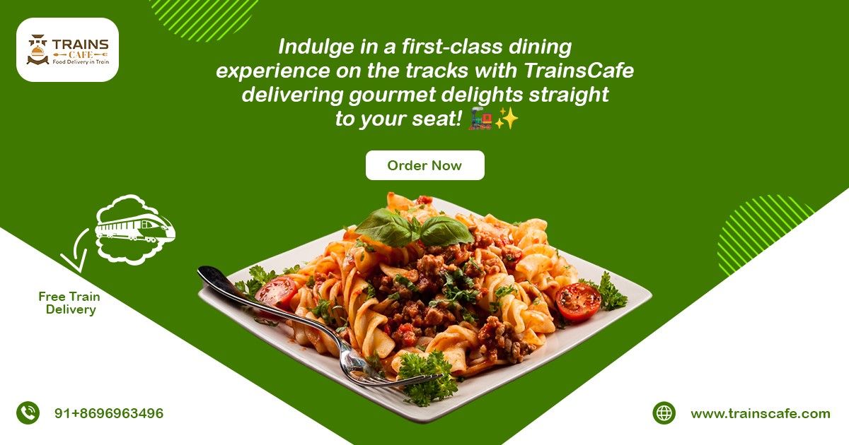 Online Food Delivery in Train services